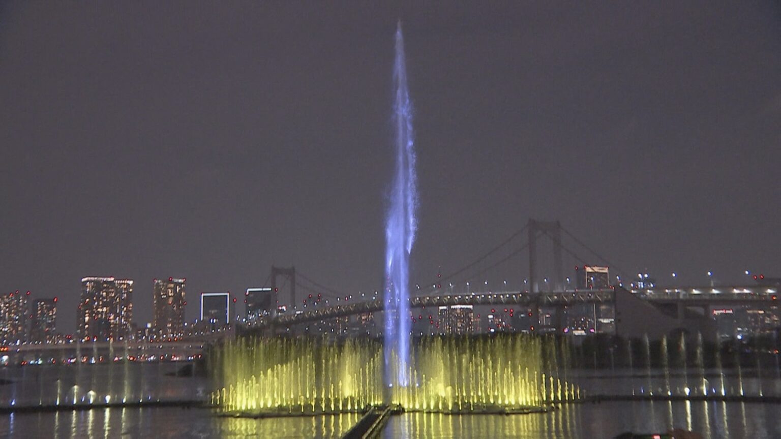 お台場の巨大噴水「東京アクアシンフォニー」上演スタート　整備費26.4億円で年間3000万人呼び込み狙う（TBS NEWS DIG Powered by JNN）