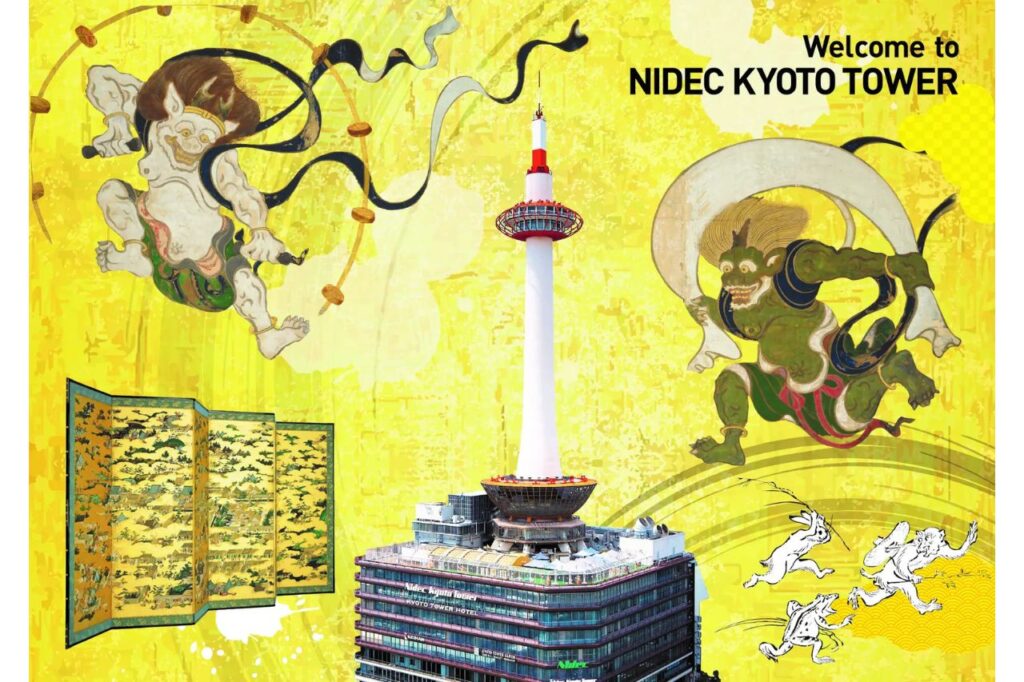 ニデック京都タワー 大型デジタルサイネージ