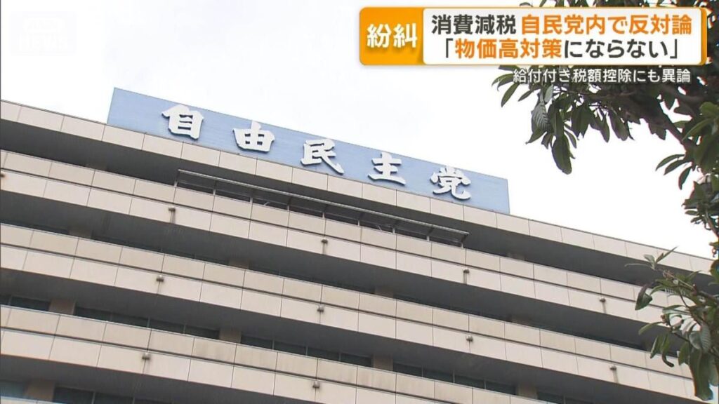 自民党 衆院選の公約「消費減税」党内で反対論も…給付付き税額控除にも異論 ― 小野寺税調会長「夏前までに中間取りまとめを行う」