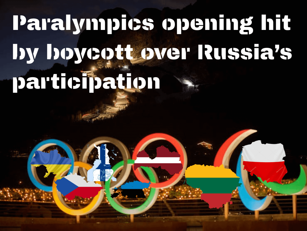 イタリアでの2026年パラリンピック開会式は、ロシアとベラルーシの選手の出場が許可されたことを受けて大規模なボイコットに直面した。ウクライナやポーランドを含む７カ国はイベントを欠席し、数人の欧州代表団も抗議のため参加を控えた。