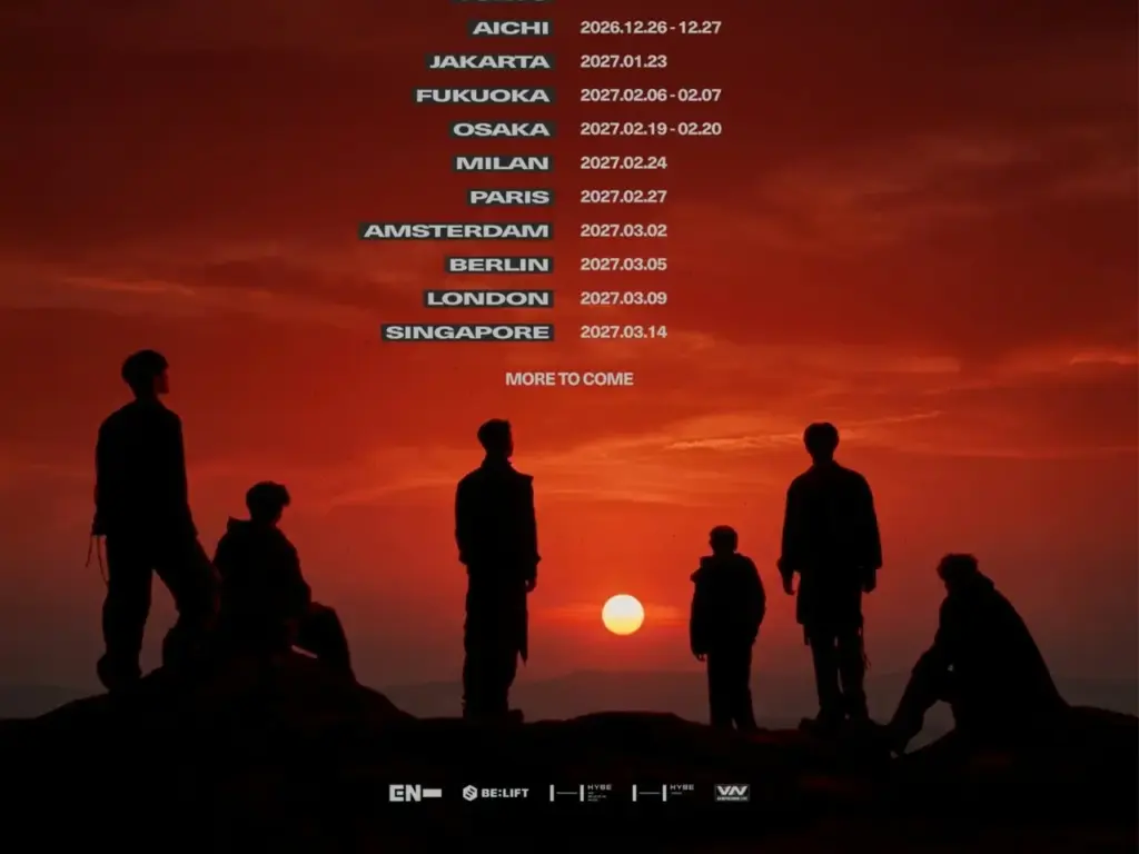 「ENHYPEN」、4回目のワールドツアー「BLOOD SAGA」を開催…21都市で計30公演を予告 | wowKorea（ワウコリア）