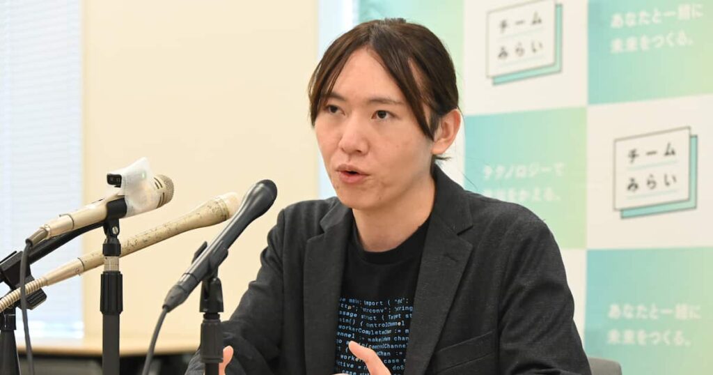 みらい安野氏「平成生まれで発想なかった」 首相のギフト釈明「昭和の中小企業の親父」に - 産経ニュース