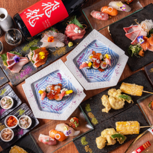 〈海鮮尽くし お料理10品＆2時間飲み放題付き〉贅コース