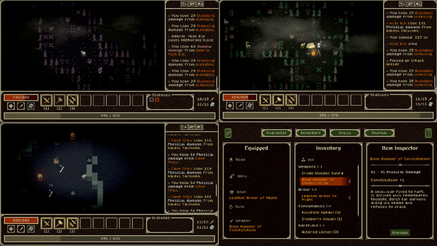 2 年間の開発を経て、私の情熱プロジェクトであるフィンランド神話とカレワラにインスピレーションを得た RPG「Tuoni」がプレイテスト中です。