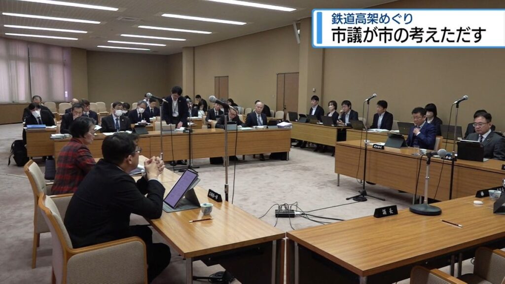 中止の可能性示唆した「鉄道高架事業」 議員が徳島市の考えただす【徳島】(2026年3月3日掲載)|JRT NEWS NNN 共有