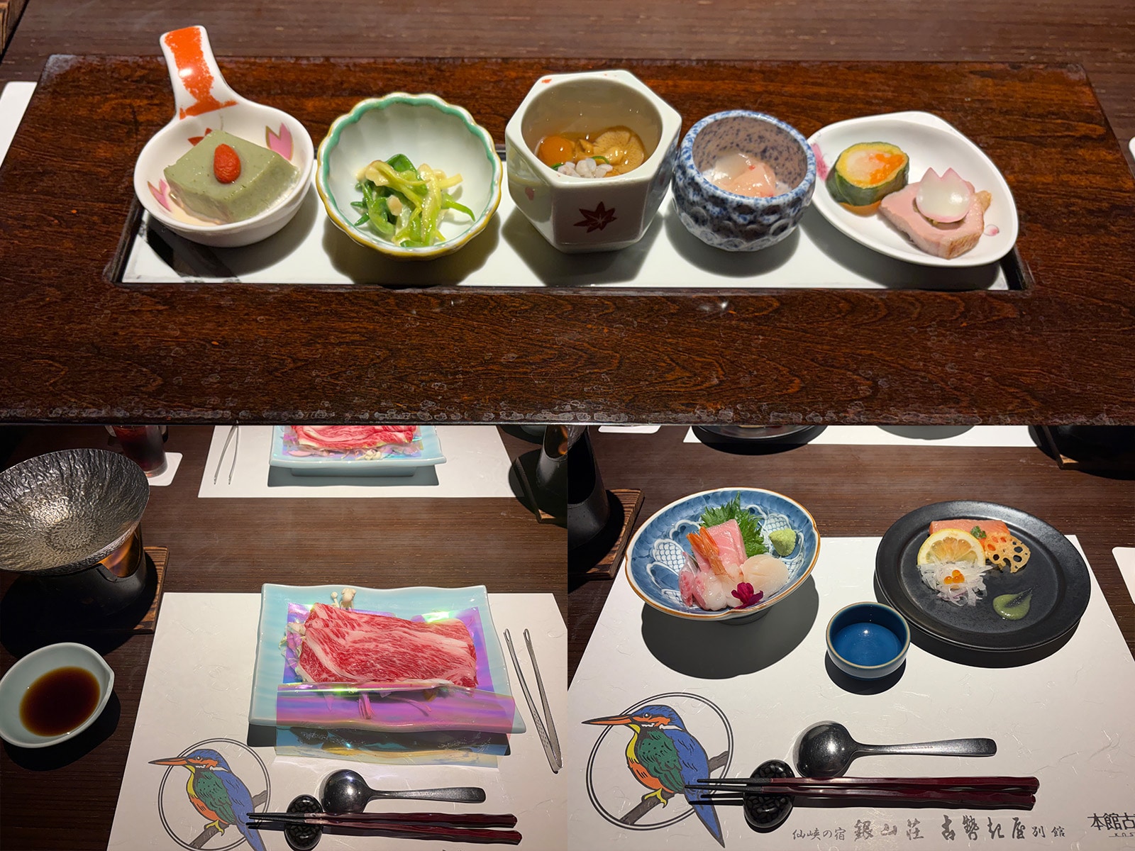 豪華なディナーを堪能