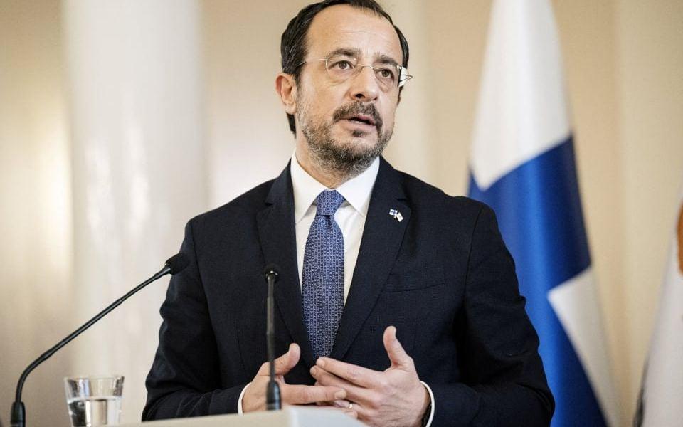 キプロスのクリストドゥリデス氏、基地に対するイギリスの姿勢が「迷惑」を引き起こしたと語る