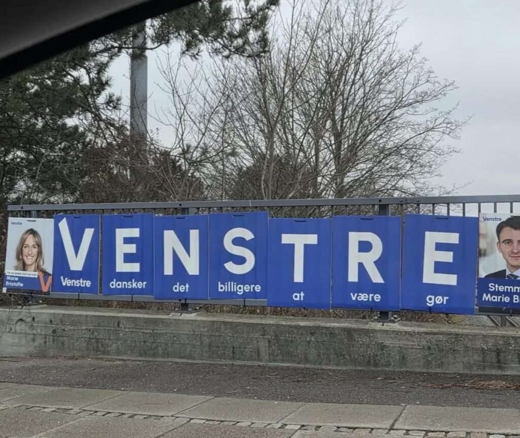 自由党、デンマーク自由党の才能の塊は重くのしかかっています。