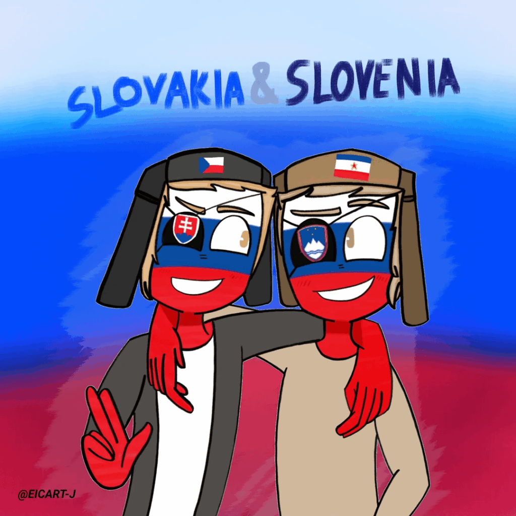 スロバキアとスロベニア。 X で見つけたこの写真が気に入りました。スロベニア人として、私たちのスロバキアの兄弟が好きです。私たちが友達になれることを願っています 🇸🇮🇸🇰 :)