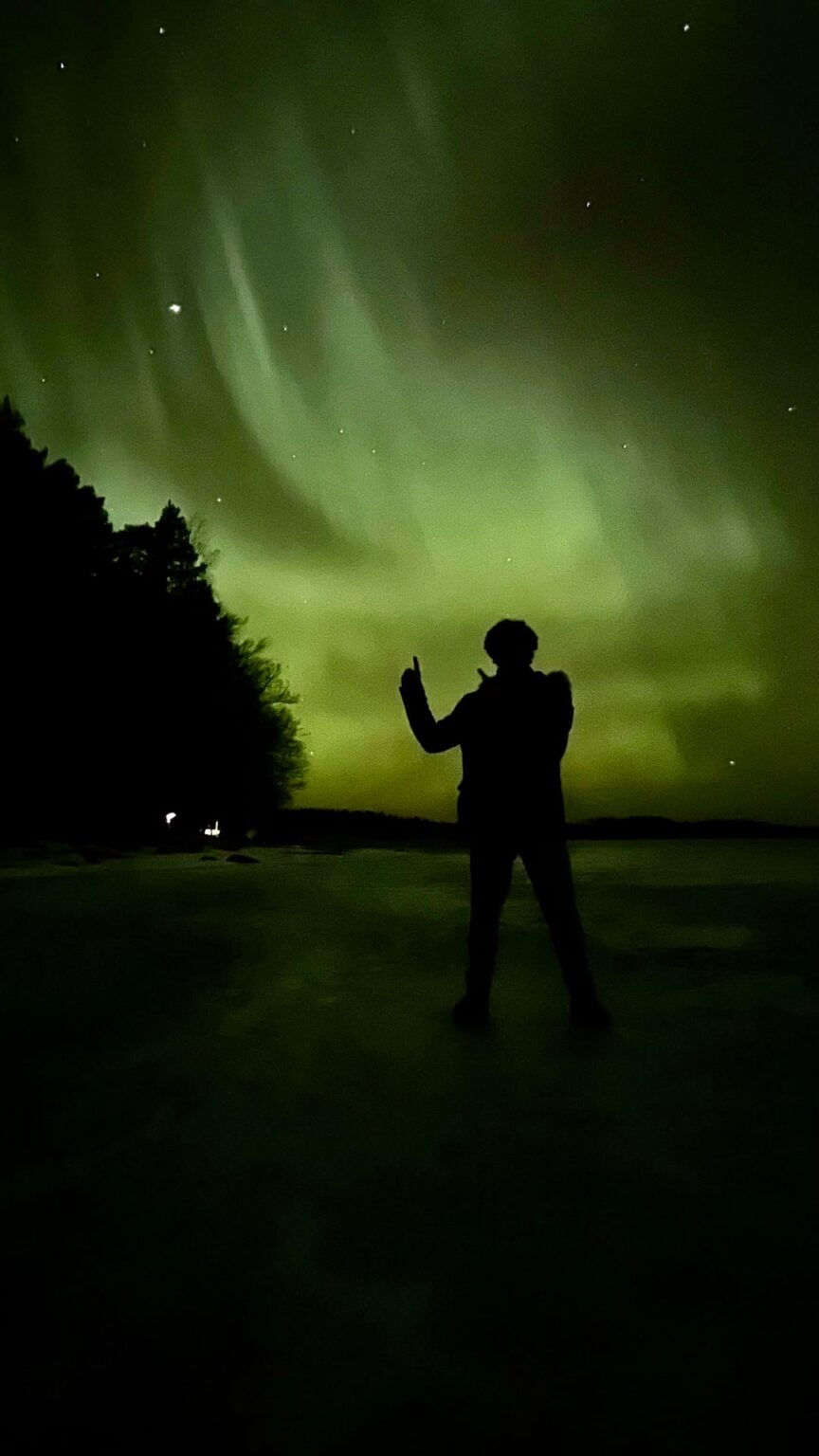 昨夜のサイマー湖（ラッペーンランタ）