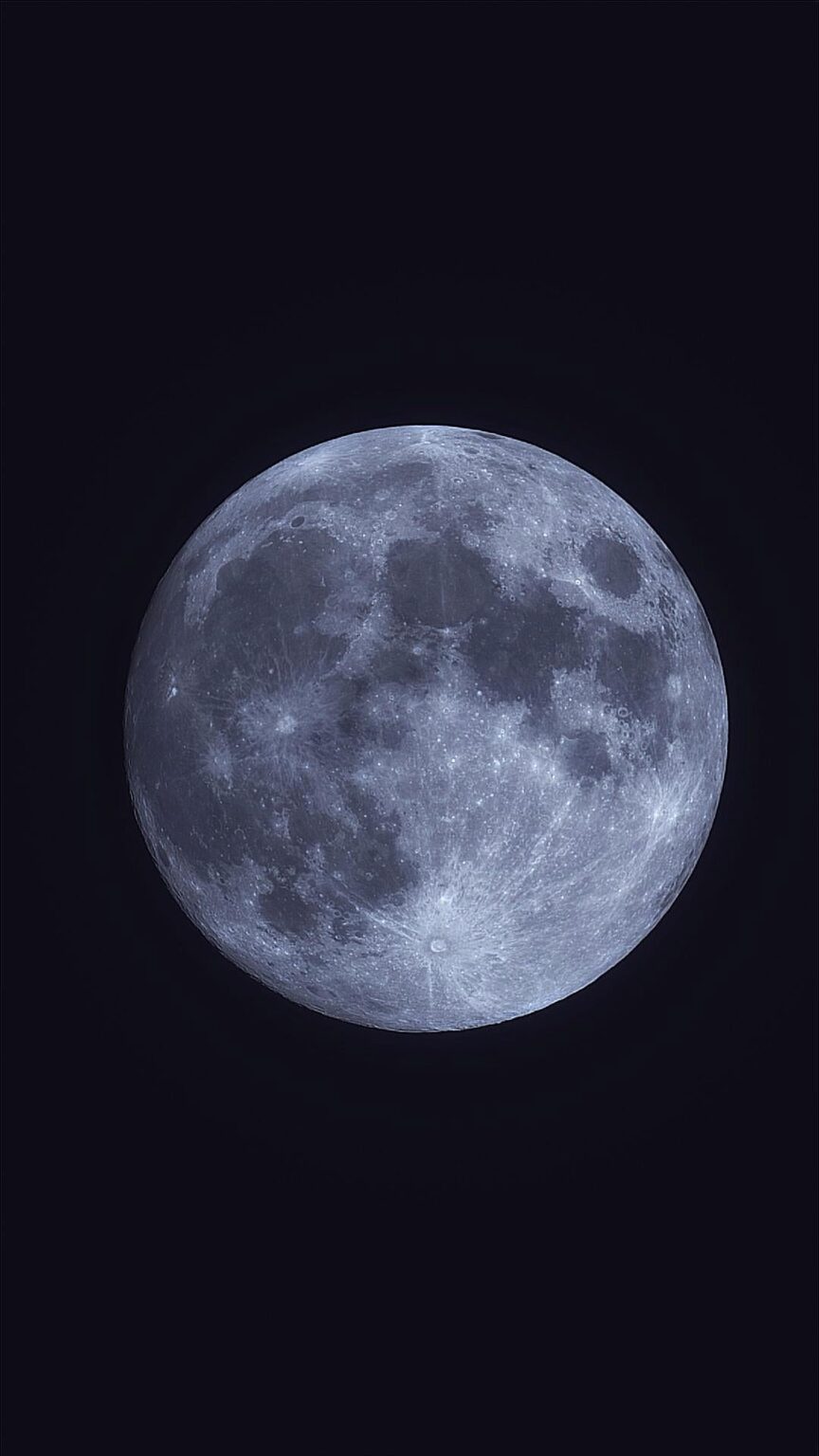 何週間も隠れていた彼女がそこにいます。久しぶりの晴天！キルデア州メイヌースのSeestar s50で撮影。