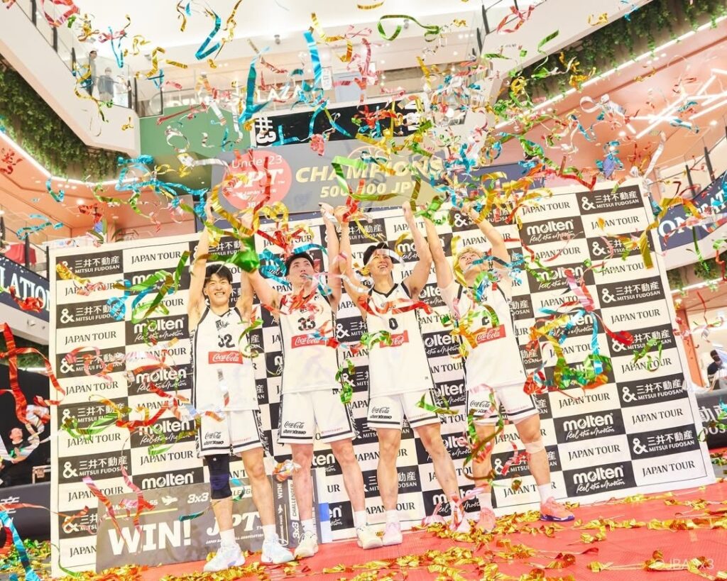 FUz HOKKAIDO.EXE、三井不動産 3x3 JAPAN TOUR 2025 U23 FINAL優勝！初代U23ツアーチャンピオンに！！