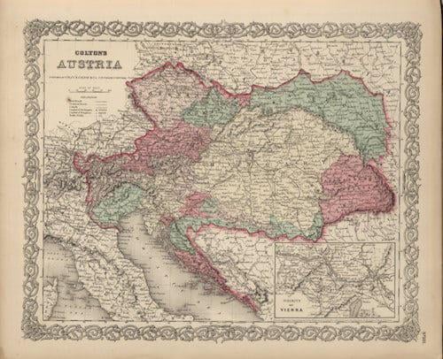 ヴェネツィアを含むオーストリアの国境はまさに雄大です