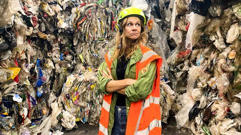 道路上のシーネ・モルデ: ゴミ分別の横暴をやめてください