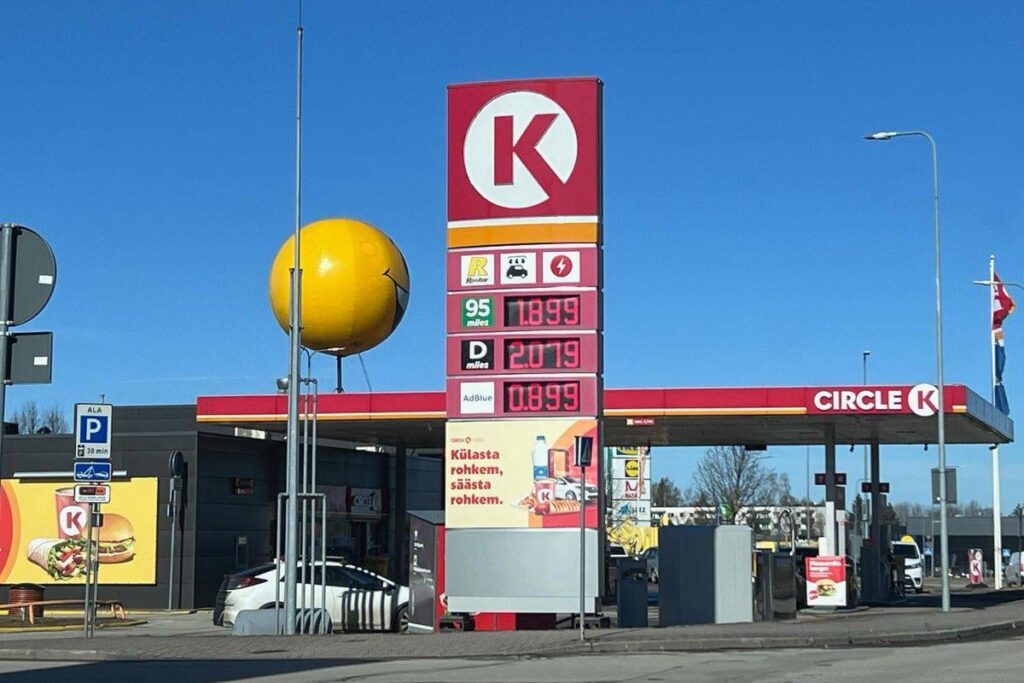 重大な限界を超えた：ディーゼル燃料の価格はエストニア史上最高レベルに上昇した