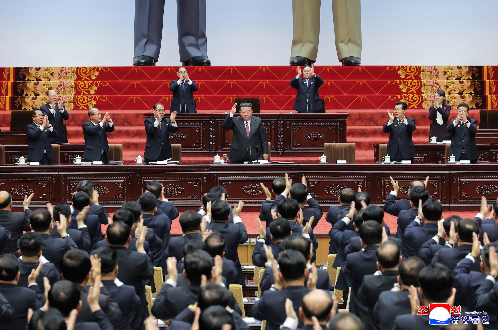 金正恩氏「核保有国の地位不可逆」、韓国を最も敵対的な国と認定