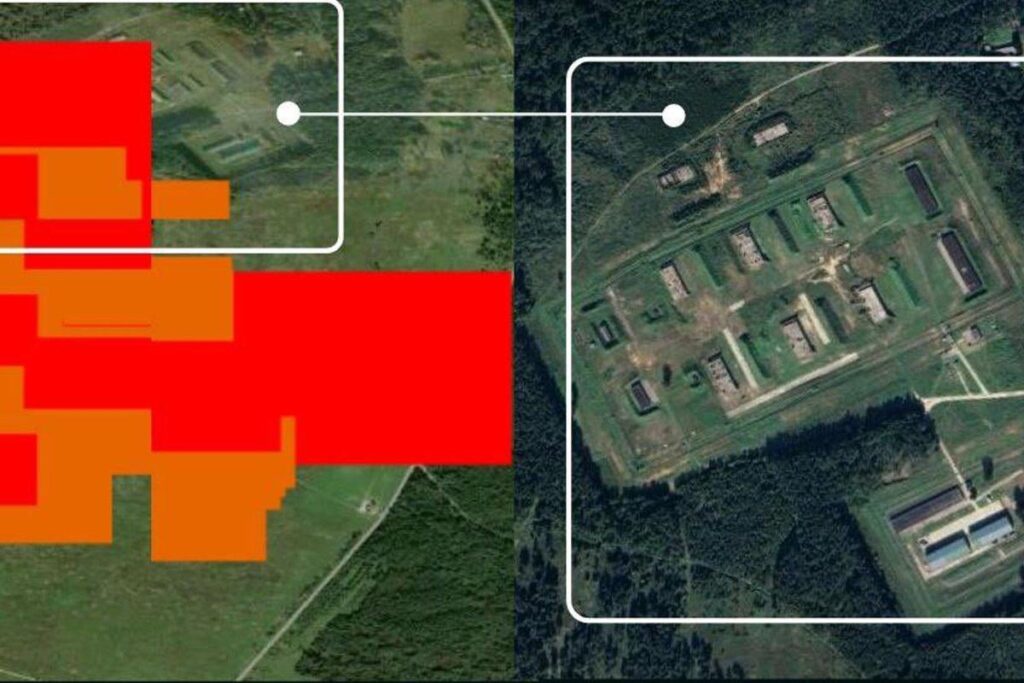 プスコフ軍事訓練場での火災がソーシャルメディアで報告された