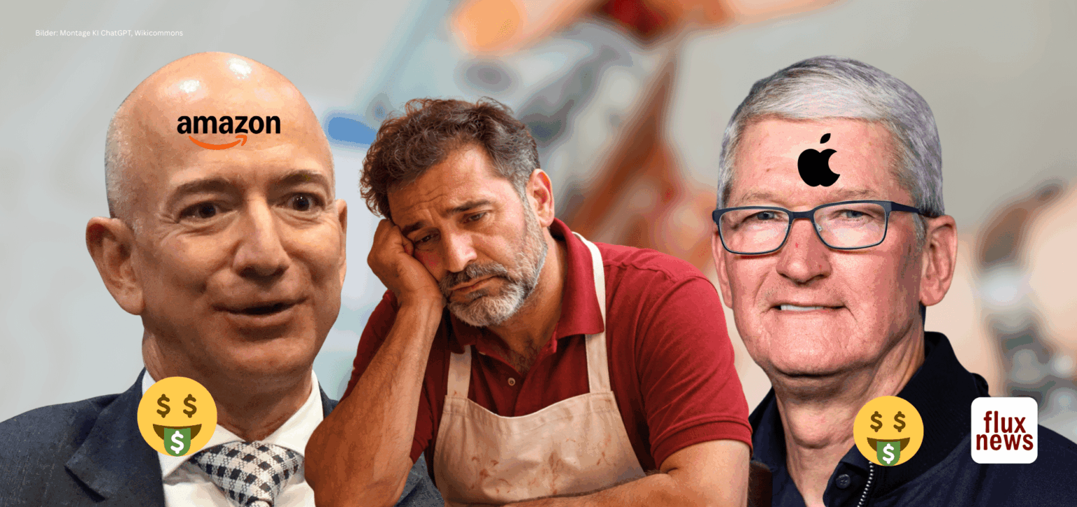 アマゾンとアップルはウィーンのケバブスタンドよりも少ない税金を払っている...