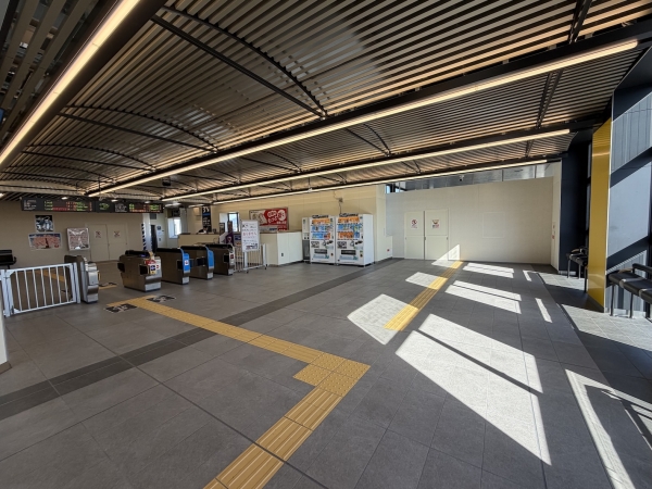 駅の完成予想図（画像引用：向日市「JR向日町駅自由通路等整備に係る工事説明会」）