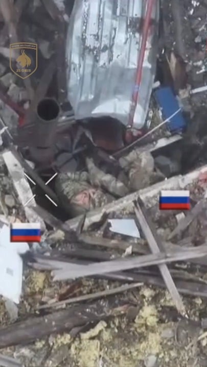 NSFW。ロシア兵２人がウクライナ突撃隊員に囲まれ、降伏する代わりに二人で銃自殺した。 2026 年 3 月。