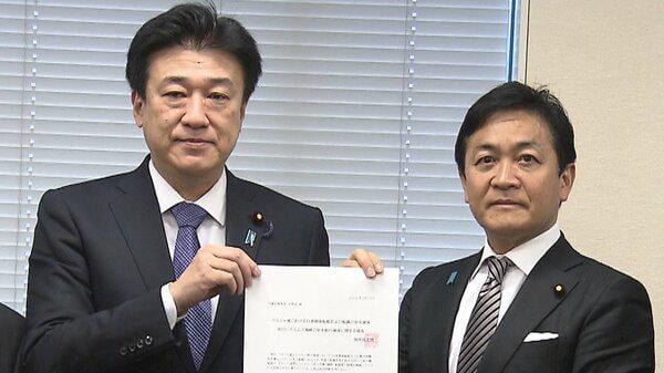 【速報】国民民主がホルムズ海峡で政府に提言 アメリカ・イスラエル・イランと外交交渉を 外国人船員含め「すべての乗組員の安全確保」求める ―「船員を守り、船を守り、海上輸送を守る」