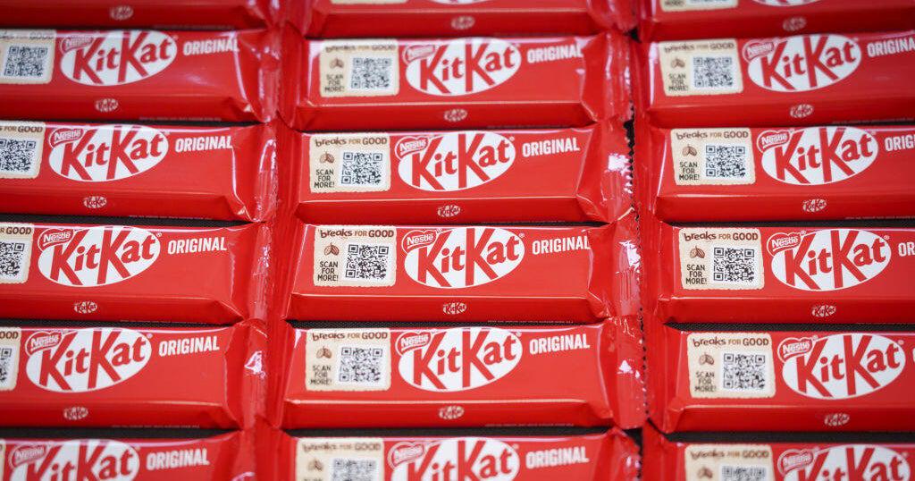 ヨーロッパでのチョコレート強盗でキットカットバー12トンが盗まれたとネスレが発表
