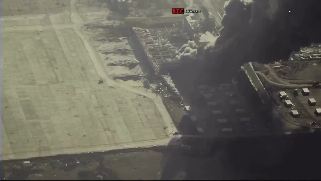 昨日のドネツク国際空港にあるロシアのシャヒド保管・発射場に対するATACMSとSCALP/Storm Shadowの攻撃の余波