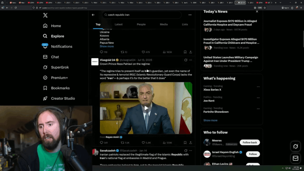 アメリカ最大の政治評論家は、アメリカが援助のために軍艦を派遣しているというツイッター上のミームを信じた。