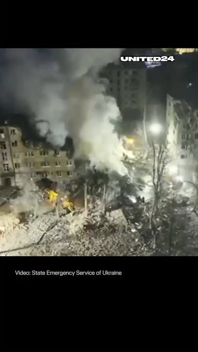 ロシアの弾道ミサイルがハリコフの住宅に命中し、子供２人を含む少なくとも７人が死亡、１０人が負傷した。