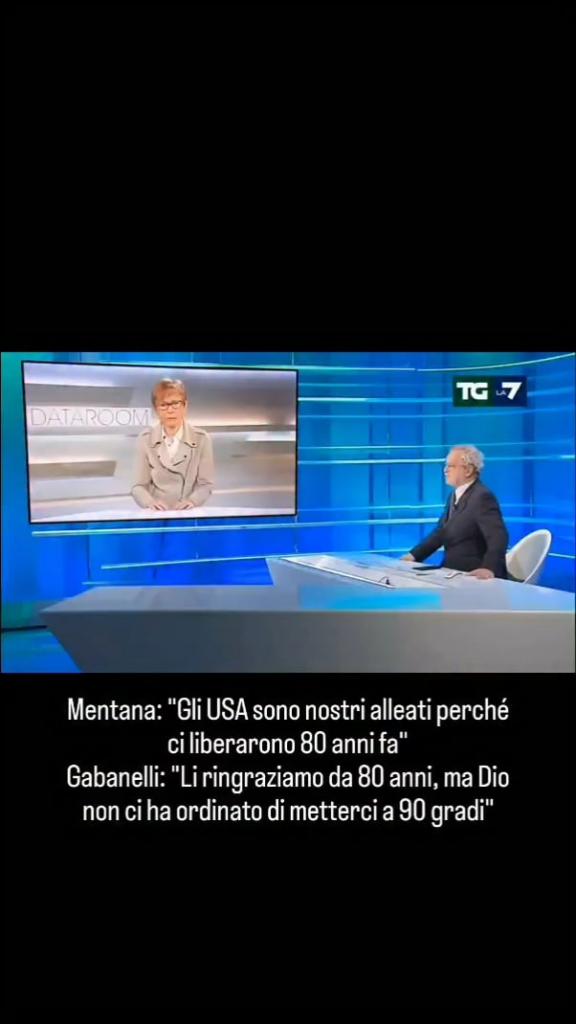 データルームでのミレーナ・ガバネッリ、率直な発言でメンターナに衝撃を与える
