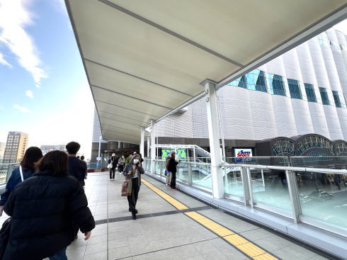 広島駅南側 Aブロック接続デッキ