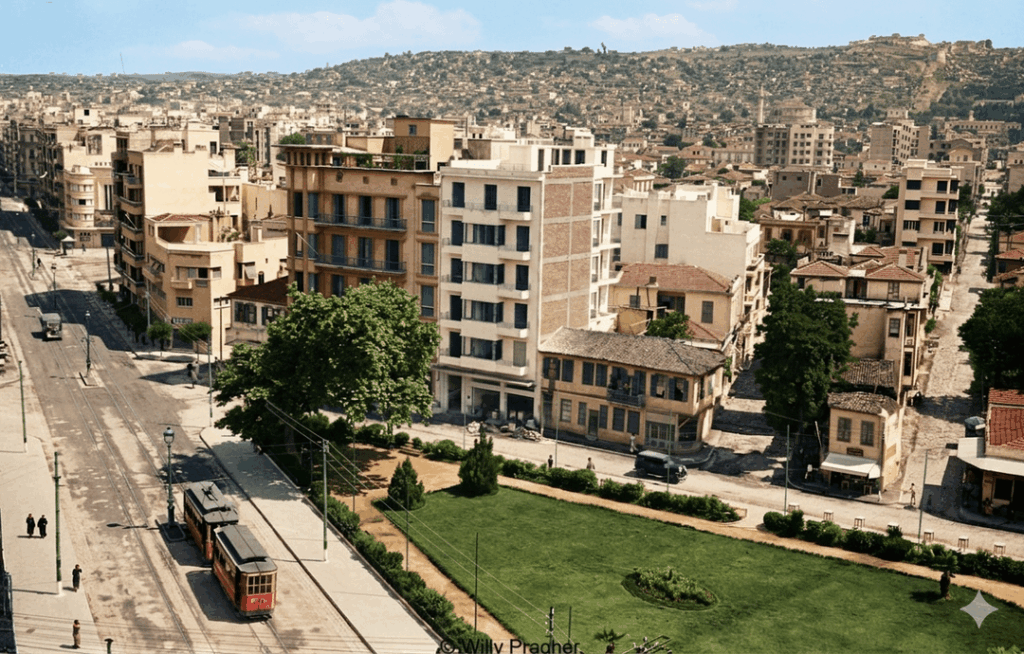 ホワイトタワーのテッサロニキ、1937年、描かれた