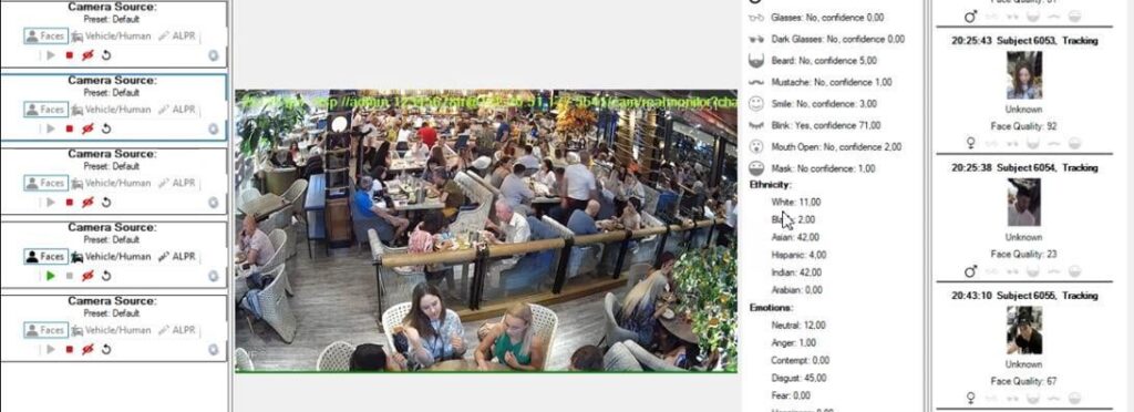 「Happy」で生体情報を収集するカメラ