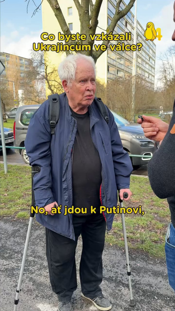 プラハ4の住民とウクライナへのメッセージ