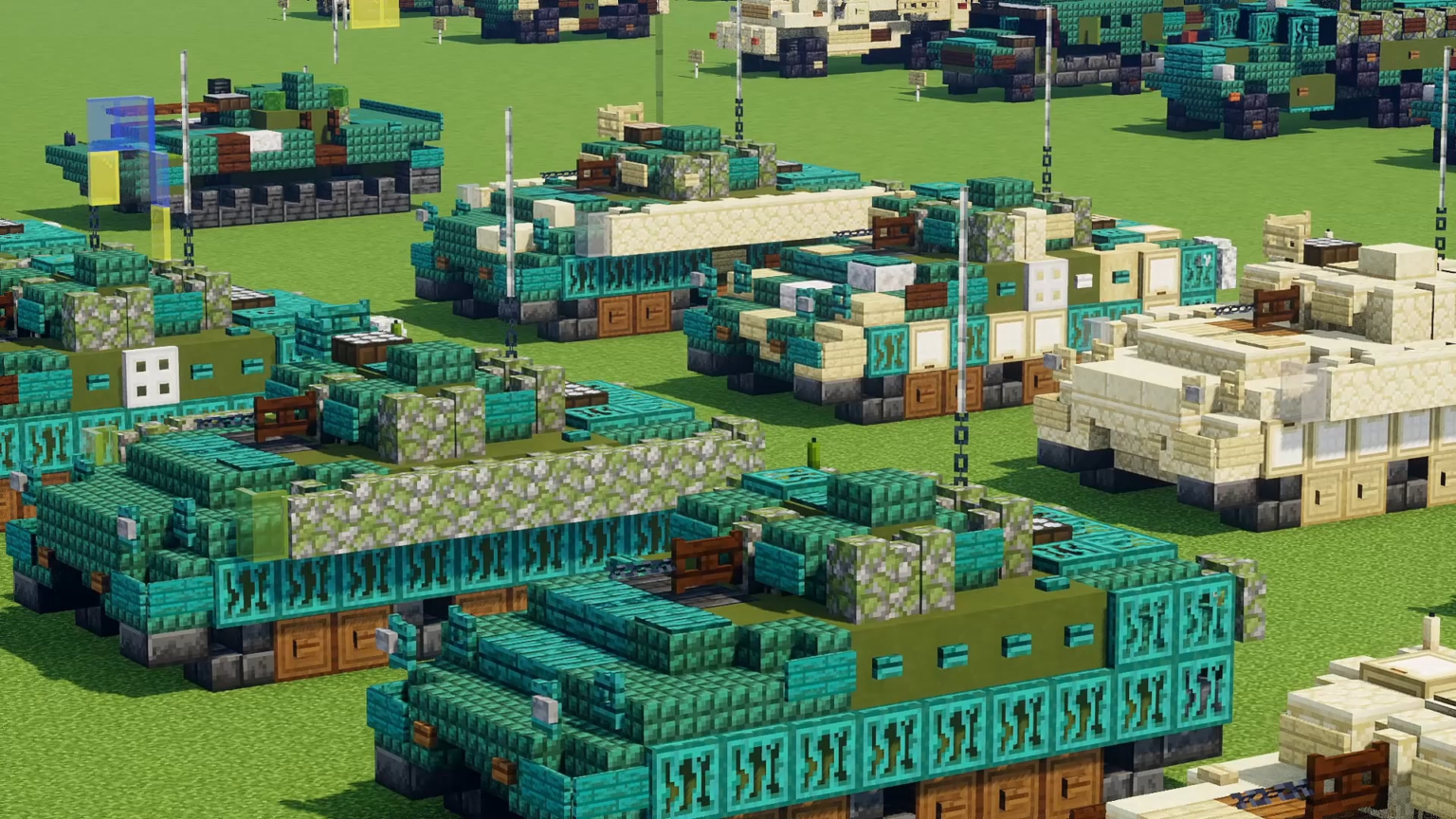 私は 4 年間をかけて Minecraft でウクライナ軍を構築しました