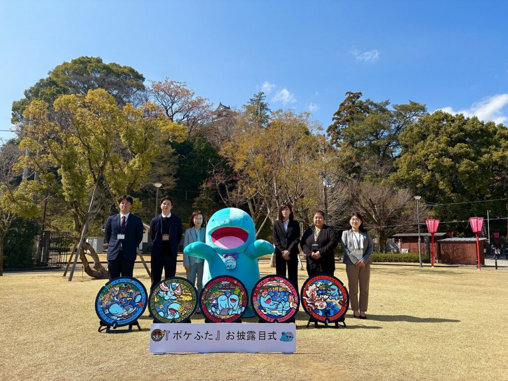 高知県、ヌオーを描いたマンホール蓋『ポケふた』が新たに登場！高知市など5か所で3月31日まで設置 | gamebiz