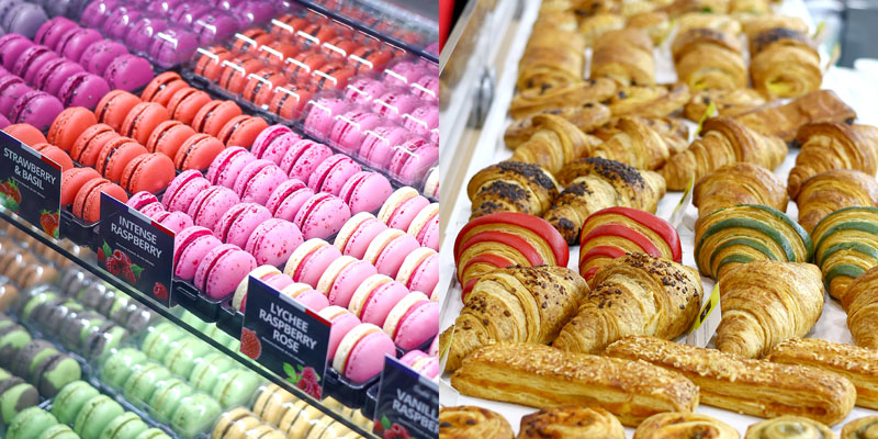 マカロン、ベーカリーなど
