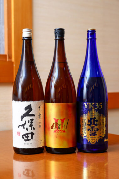 日本酒のラインナップは日々変化。一期一会の出合いも楽しみのひとつ