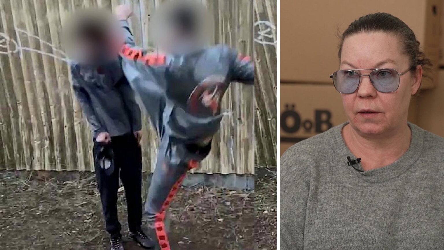 リンダさんの息子は数時間にわたって屈辱を受け、殴られた