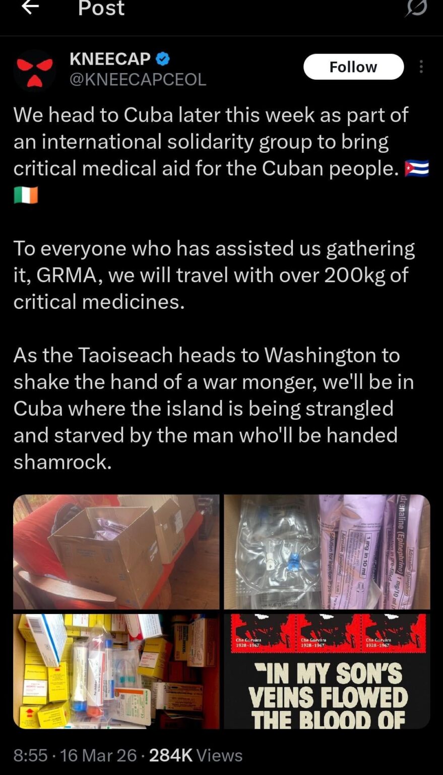 レオ・バラッカーはキューバ訪問についてソーシャルメディアで膝蓋骨と激しく争っている