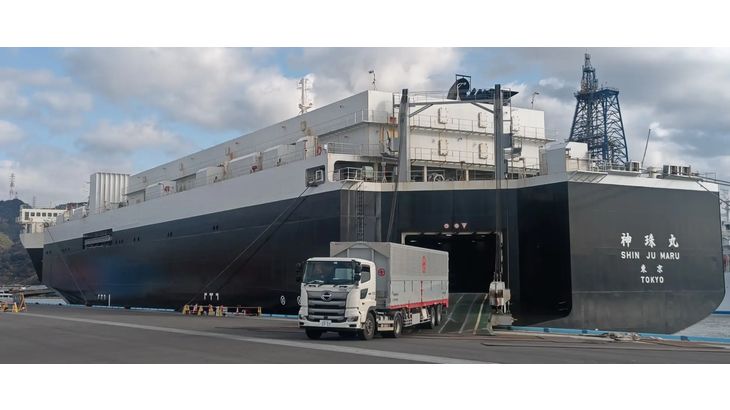 日本植物燃料、アフリカ産バイオ燃料を栗林商船のRORO船で実航路試験開始