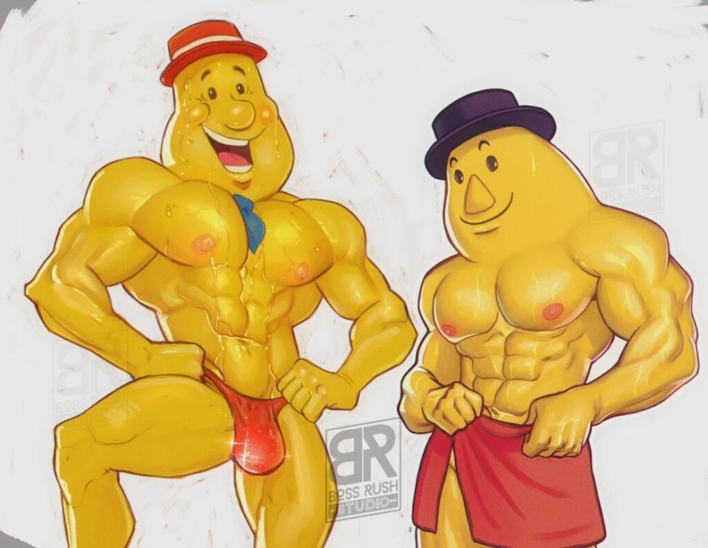 北アイルランドのミスター・テイトーを描きました（昔の南部のミスター・テイトーと一緒に）