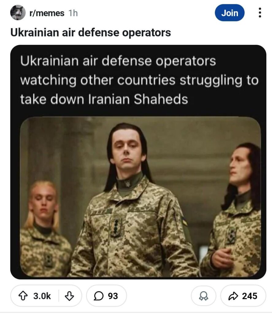 ウクライナに関する r/memes のミーム