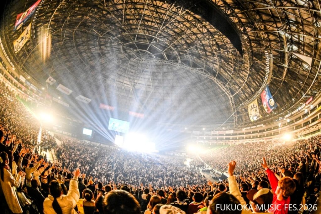 coldrain、ヘイスミ、マンウィズ、ブルエン等出演した音楽フェス"FUKUOKA MUSIC FES.2026"の模様がスペースシャワーTVで3/18独占放送！ | 激ロック ニュース