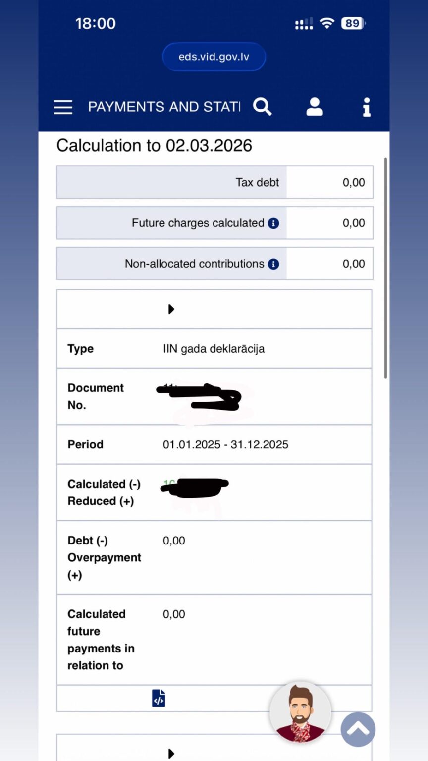 私の申告を受理した後、VDI は私の納税申告書を承認しましたか?