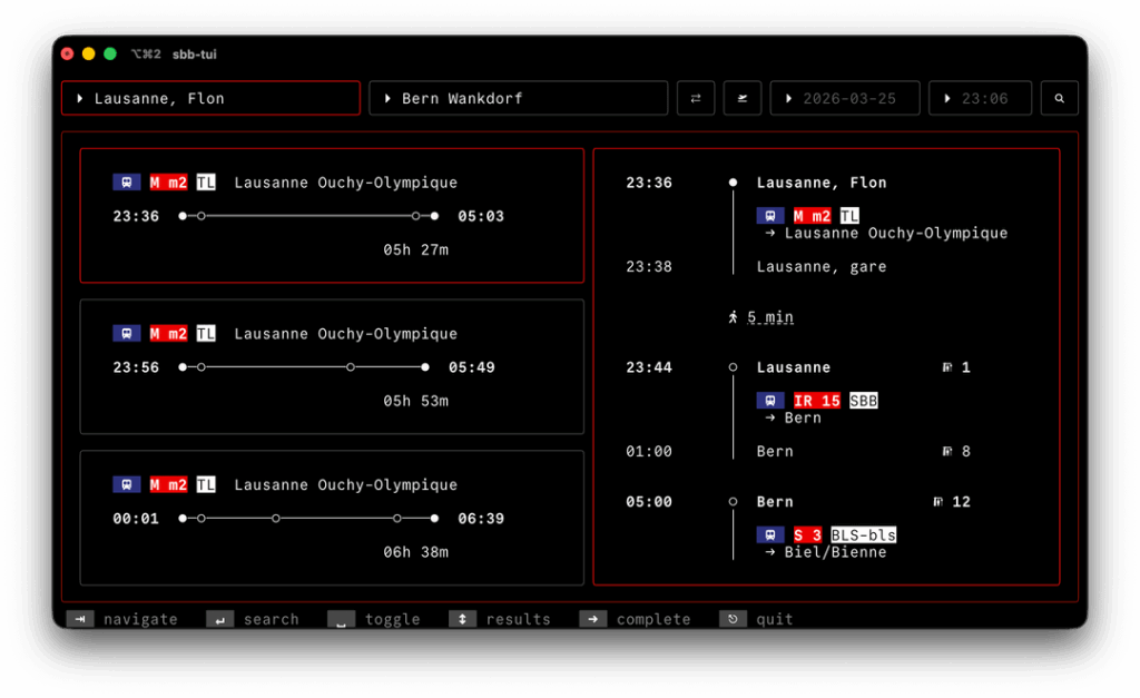 ターミナル用のSBBアプリを構築しました