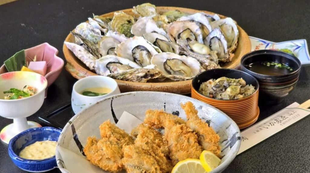 いかだ荘の食べ放題コース