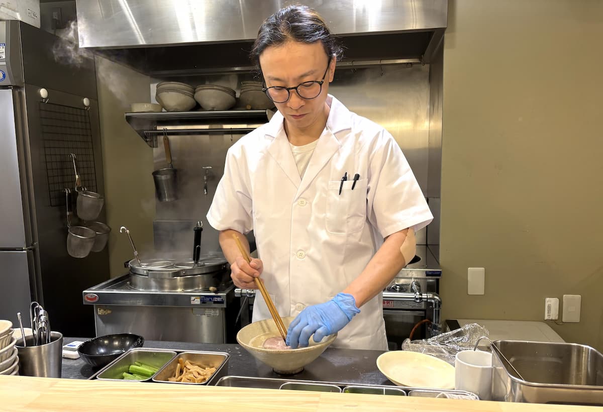 コロナ禍をきっかけに独学でラーメン店を立ち上げたという店主の後藤さん