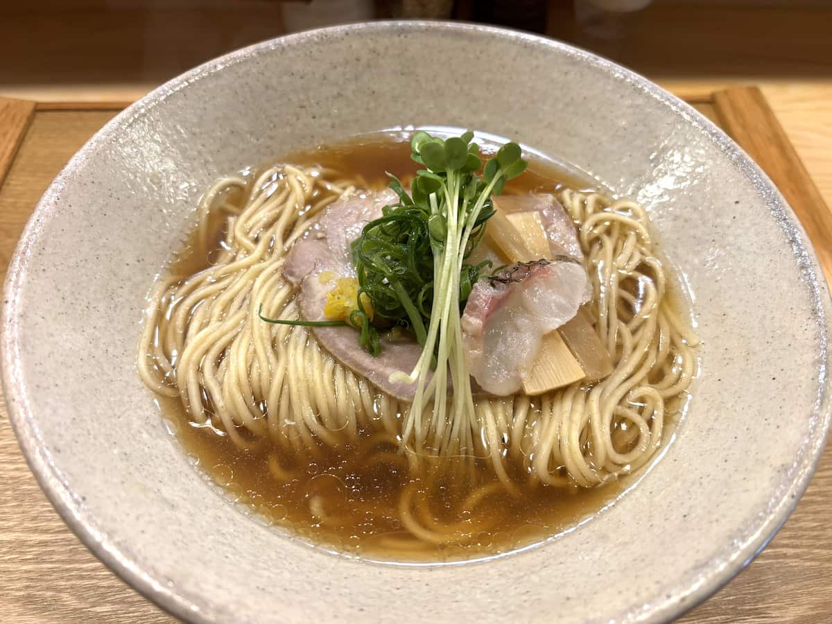 「真鯛そば（しょうゆ）」980円（税込）