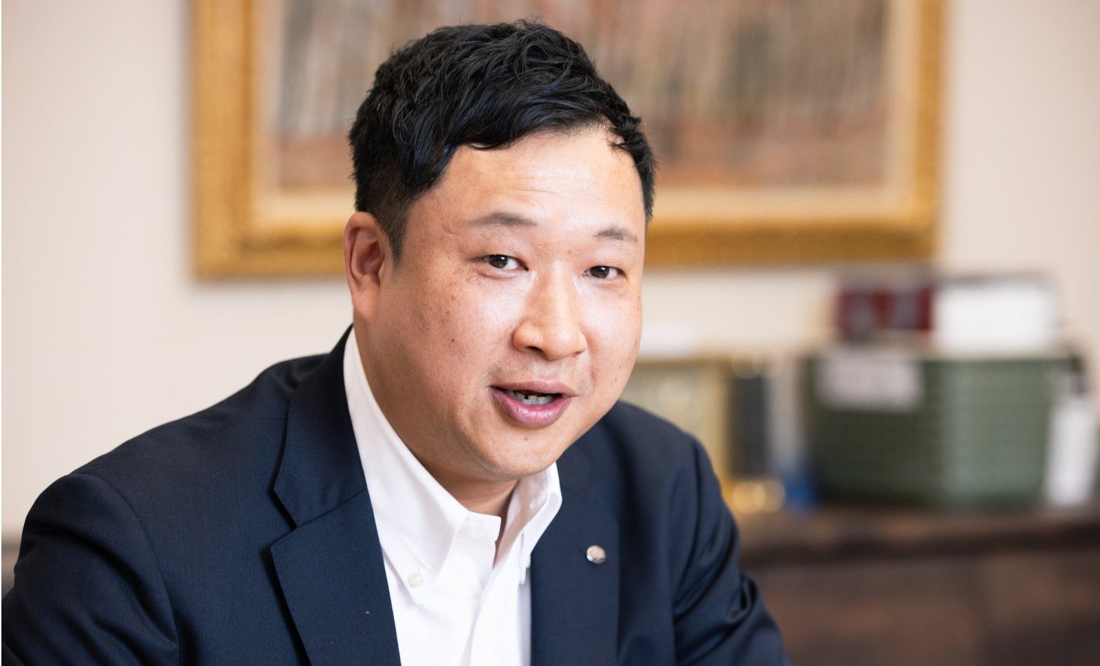 キリンホールディングス　人財戦略部 部長　福井直幹さん　撮影：上田泰世（写真映像部）